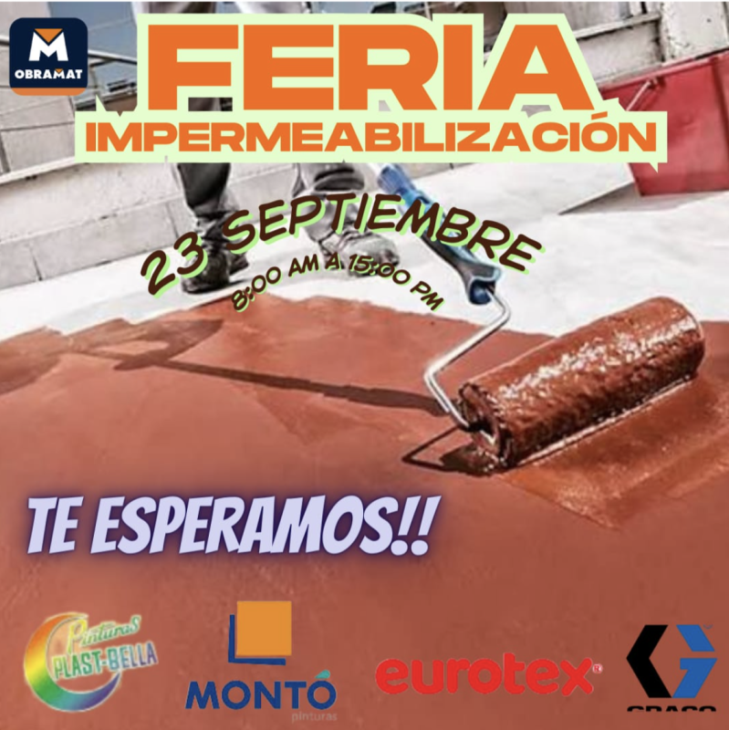 Gran Feria de Impermeabilización en Obramat Massanassa